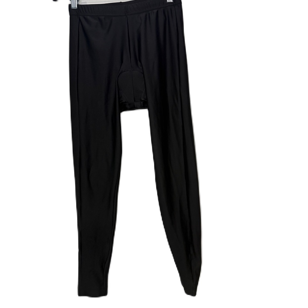 Men's Black Long John's moisture-wicking base layer